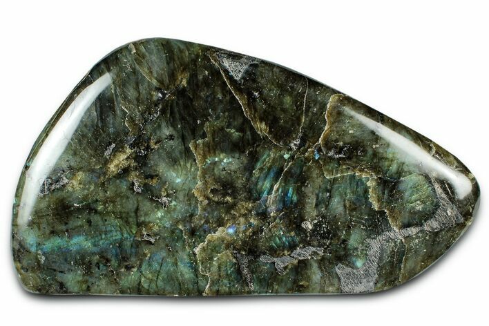 Flashy, Free-Standing Polished Labradorite - Madagascar #325162